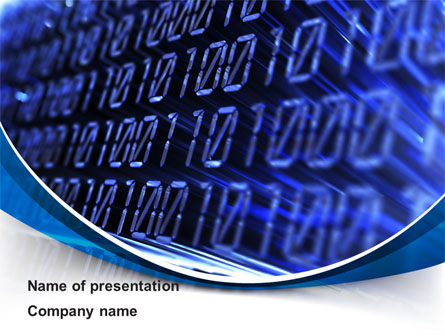 Digital Matrix Presentation Template, Master Slide