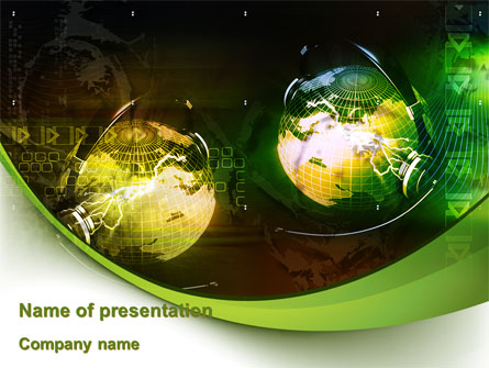 Global Business Presentation Template, Master Slide