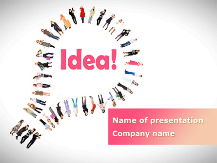 Women's Idea Presentation Template, Master Slide