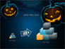 Blue Halloween Night Free slide 13