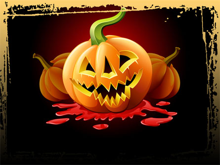 Jack-o-Lantern Free Presentation Template, Master Slide