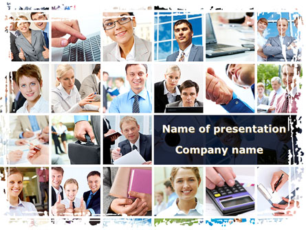 Business Staff Presentation Template, Master Slide