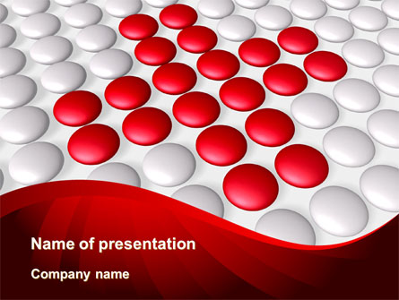 Drug In Tablets Presentation Template, Master Slide