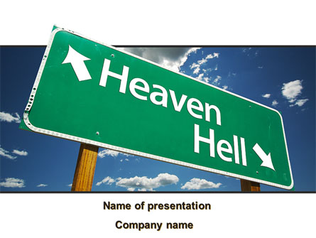 Heaven Or Hell Presentation Template, Master Slide