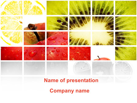 Fruits Presentation Template, Master Slide