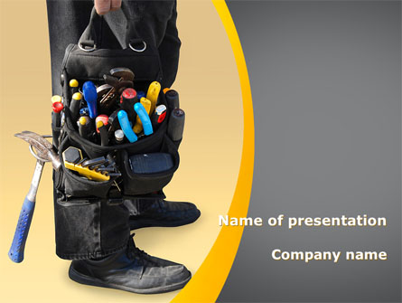 Tools Bag Presentation Template, Master Slide