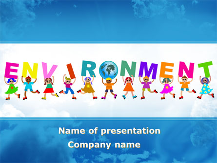 Environmentally World Presentation Template, Master Slide