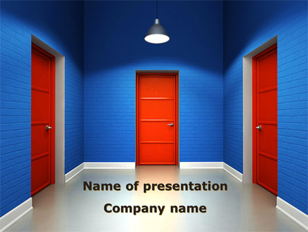 Search For A Way Presentation Template, Master Slide