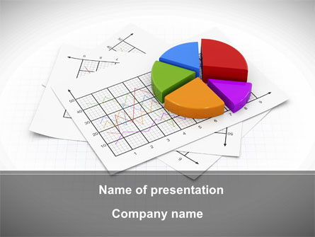 Pie Diagram Presentation Template, Master Slide