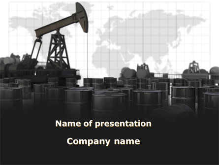 Oil Pump Presentation Template, Master Slide