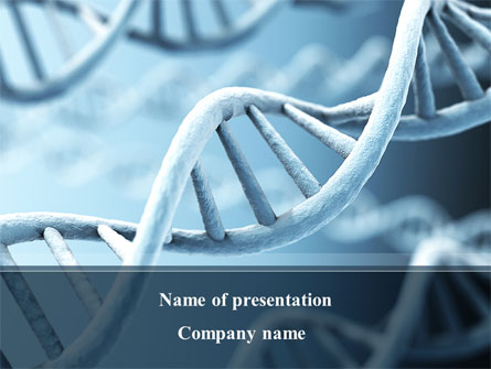 DNA Microphotography Presentation Template, Master Slide