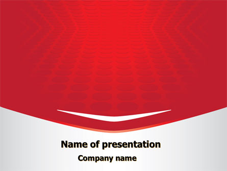 Red Circles Texture Presentation Template, Master Slide