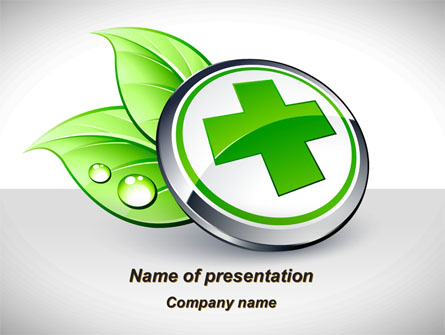 Herbal Pharmacy Presentation Template, Master Slide