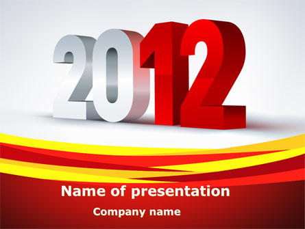 2012 Year Presentation Template, Master Slide