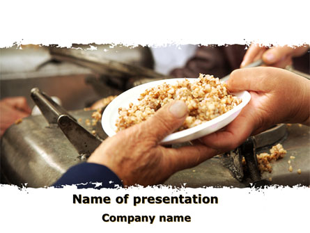 Charitable Food Presentation Template, Master Slide