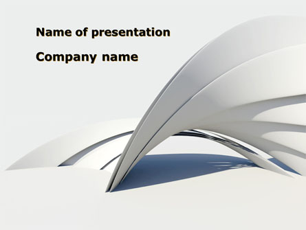 Gray Arch Presentation Template, Master Slide