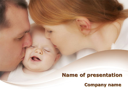 Baby's Family Presentation Template, Master Slide