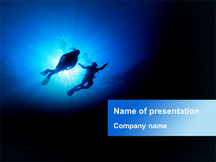 Diving Under The Sea Presentation Template, Master Slide