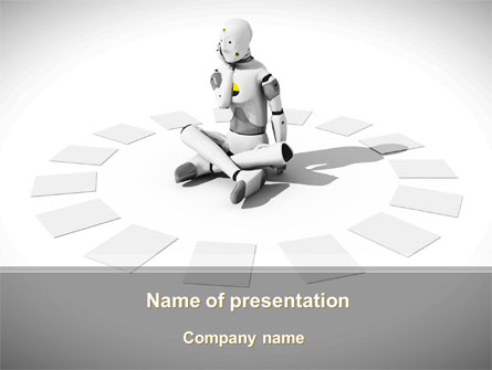 Artificial Man Presentation Template, Master Slide
