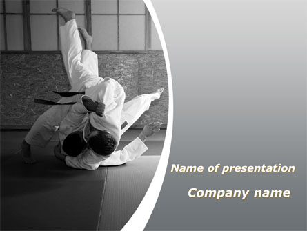 Japan Martial Arts Presentation Template, Master Slide
