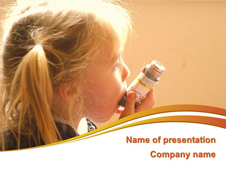 Respiratory Disease Presentation Template, Master Slide