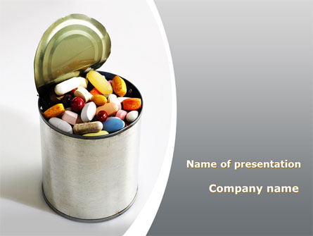 Chemistry And Drugs In Food Presentation Template, Master Slide