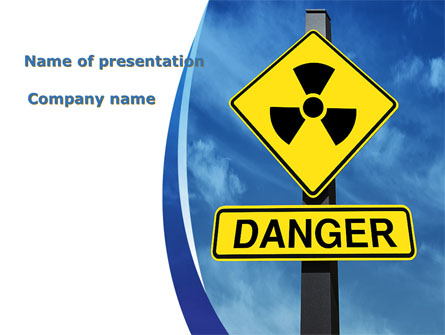 Radioactive Danger Presentation Template, Master Slide