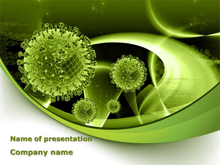 Virus Structure Presentation Template, Master Slide