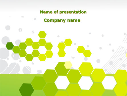 Yellow Cells Presentation Template, Master Slide