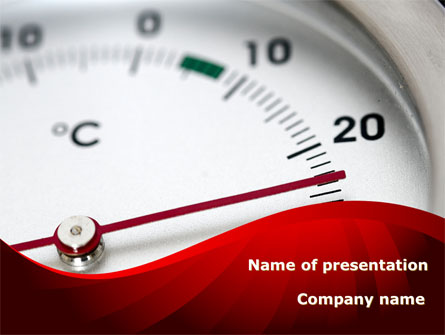 Right Business Temperature Presentation Template, Master Slide