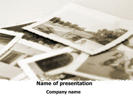 Vintage Photo Presentation Template, Master Slide