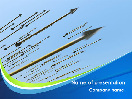 Flying Arrows Presentation Template, Master Slide