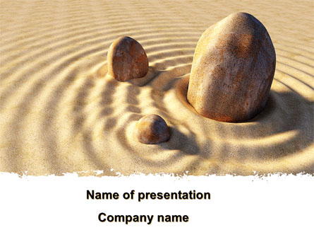 Stone Garden Presentation Template, Master Slide