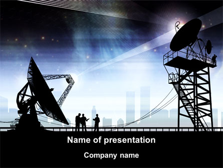 Antennas Presentation Template, Master Slide