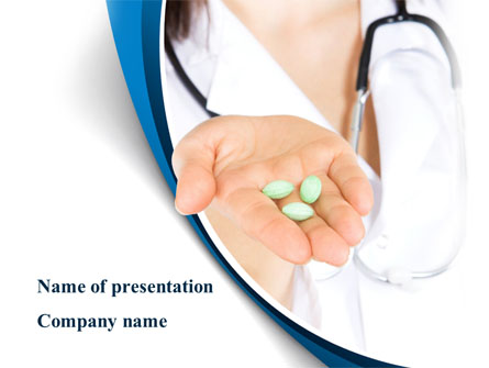 Medicine in Tablets Presentation Template, Master Slide