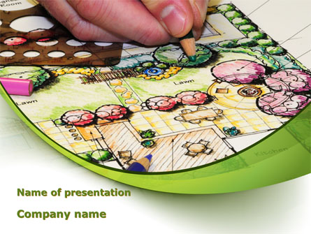Garden Planning Presentation Template, Master Slide