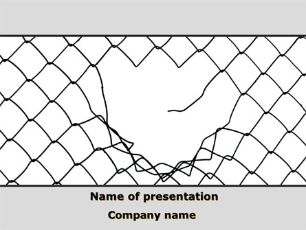 Breakthrough The Net Presentation Template, Master Slide
