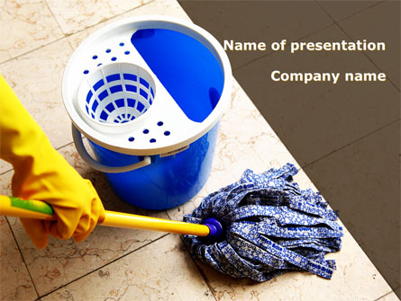 Cleaning Presentation Template, Master Slide