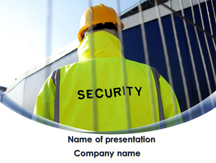 Security Officer Presentation Template, Master Slide