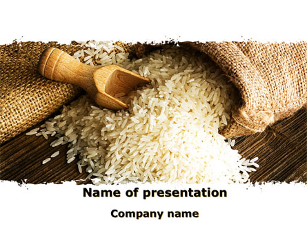 Grains Of Rice Presentation Template, Master Slide