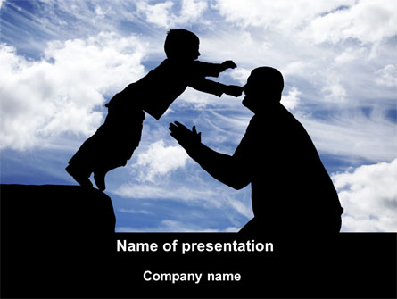 Father's Day Presentation Template, Master Slide