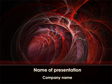 Tube Walls Presentation Template, Master Slide