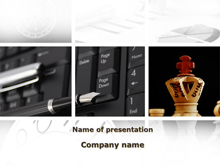 Business Strategic Thinking Presentation Template, Master Slide