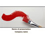 Red Paint Brush slide 1