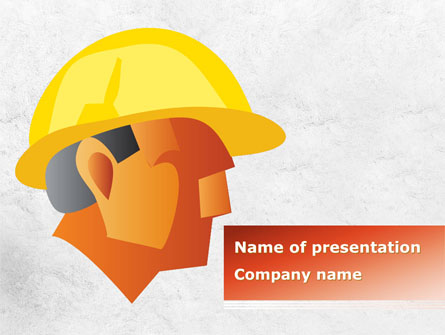 Builder's Portrait Presentation Template, Master Slide