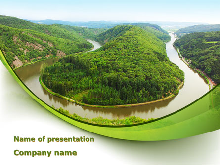 River Valley Presentation Template, Master Slide