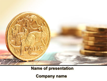 Australian Dollar Presentation Template, Master Slide