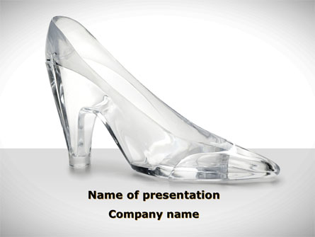 Crystal Shoe Presentation Template, Master Slide