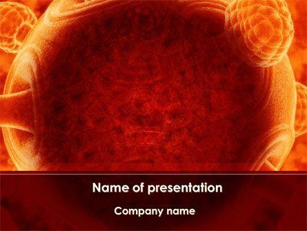 Red Sphere Presentation Template, Master Slide