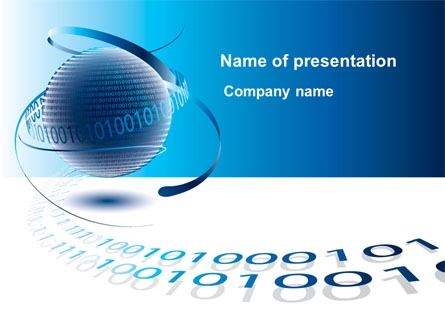 Digital Global Technologies Presentation Template for PowerPoint and ...